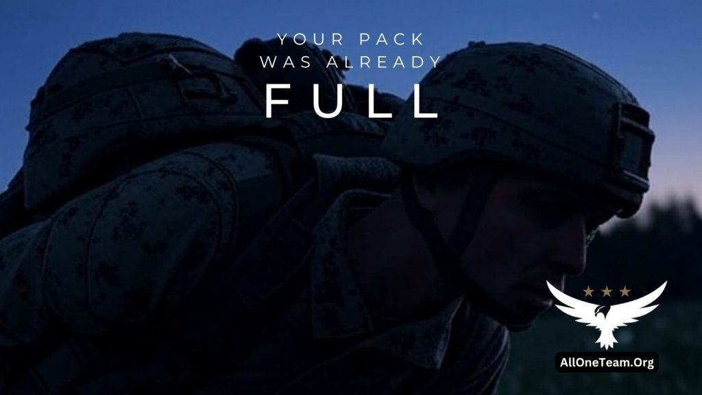 your pack was already full alloneteam