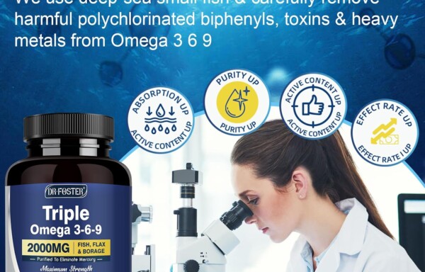 Dr Foster Triple Omega 3-6-9 Fish Oil