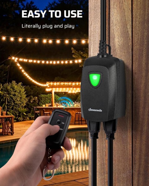 Outdoor Wireless Remote Control Outlet