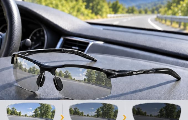Polarized Photochromic Sunglasses Non Mirrored