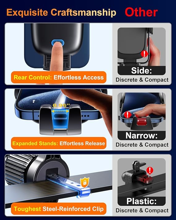 car phone holder mount connector