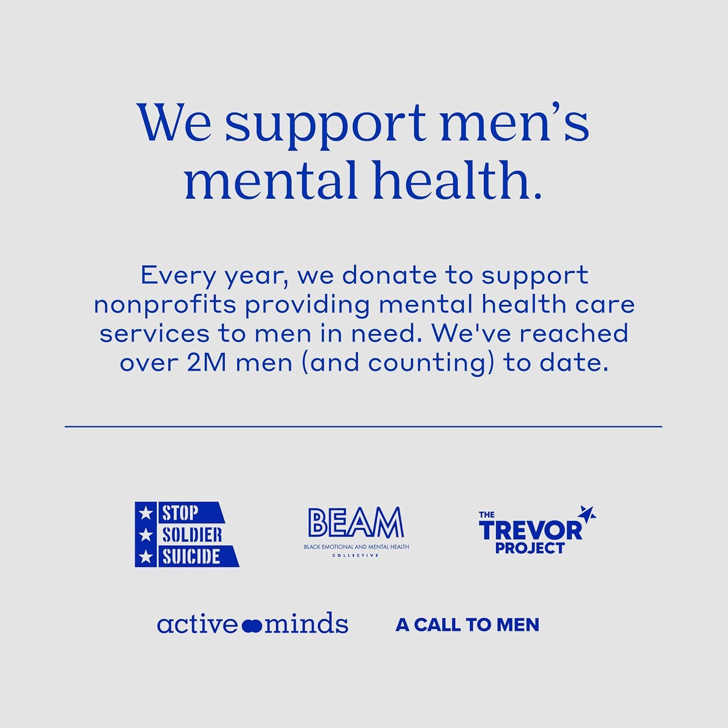 harrys razor supports mens health